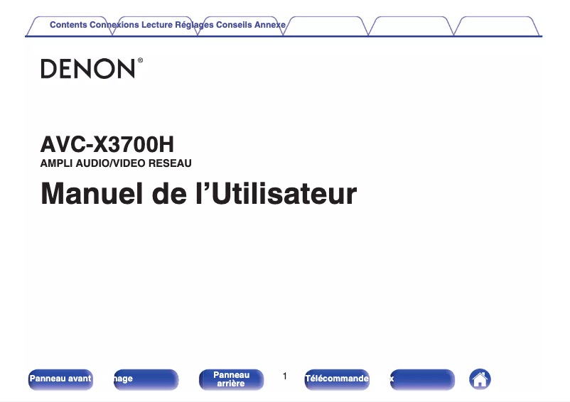 Page n°1 - Manuel utilisateur Teufel Theater 500