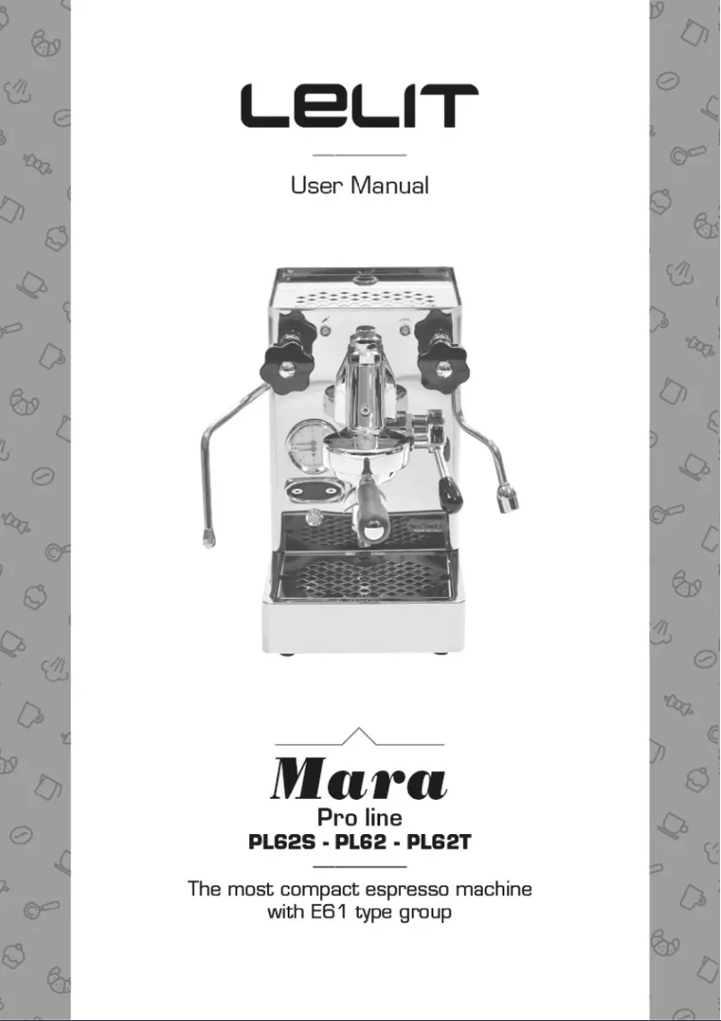 Page n°1 - Manuel utilisateur Lelit Mara PL62