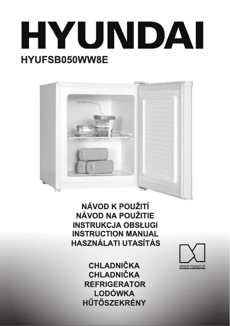 Page n°1 - Manuel utilisateur Hyundai FSB050WW8E