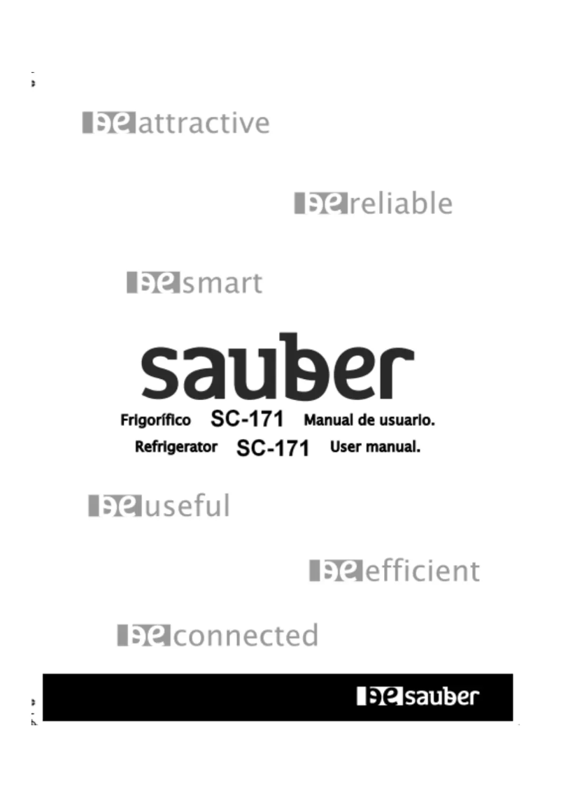 Page 1 de la notice Manuel utilisateur Sauber SC171