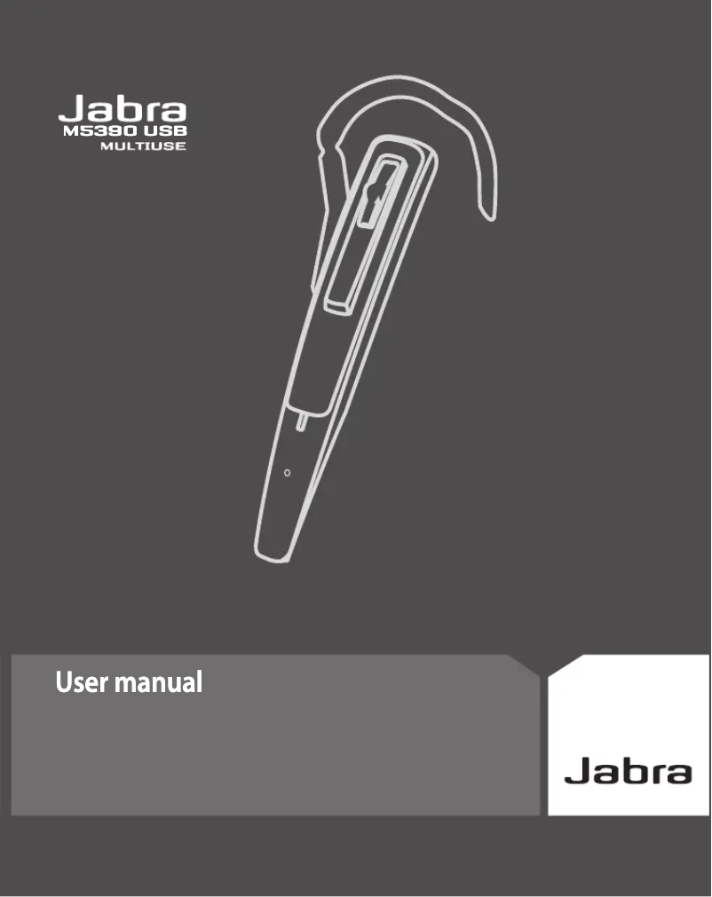 Page n°1 - Manuel utilisateur Jabra M5390 USB