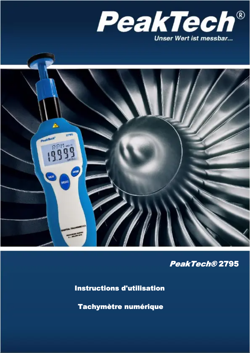 Image de la première page du manuel de l'appareil 2795