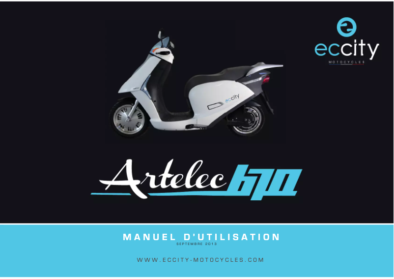 Page n°1 - Manuel utilisateur Eccity Artelec 670