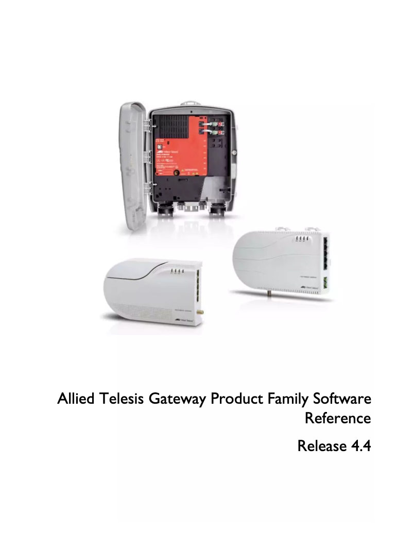 Page 1 de la notice Manuel utilisateur Allied Telesis iMG1405