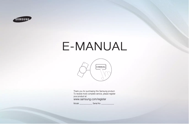 Page n°1 - Manuel utilisateur Samsung UA46D7000LM
