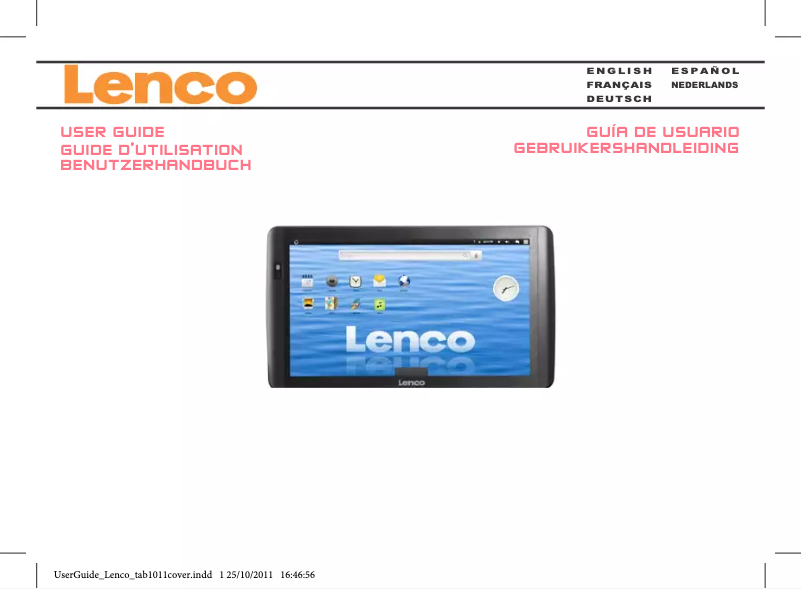 Page n°1 - Manuel utilisateur Lenco TAB 1011