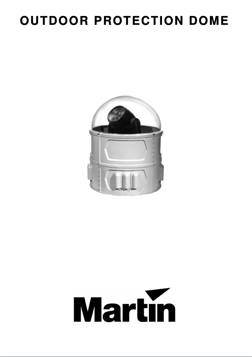Page 1 de la notice Manuel utilisateur Martin MAC Dome