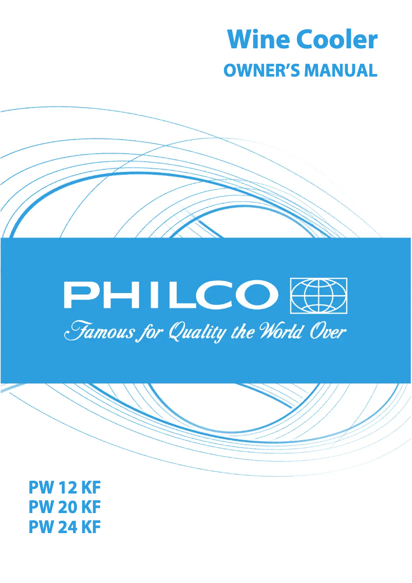 Page 1 de la notice Manuel utilisateur Philco PW 24 KF