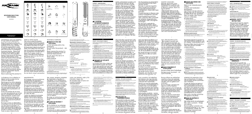 Image de la première page du manuel de l'appareil WL390R