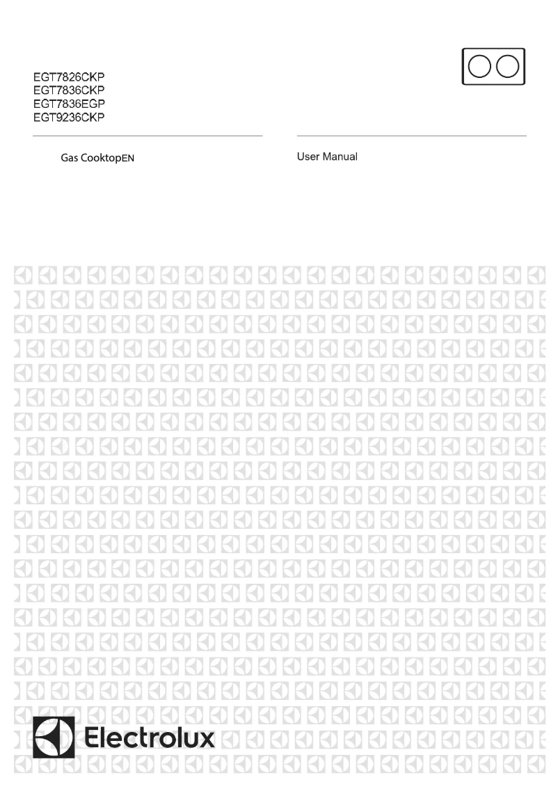 Page 1 de la notice Manuel utilisateur Electrolux EGT9236CKPC