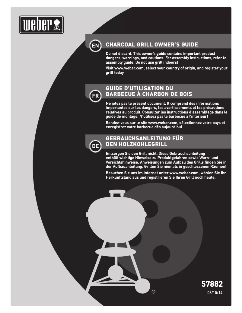 Image de la première page du manuel de l'appareil Master-Touch Ø 57 cm