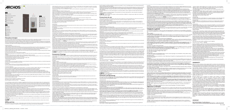 Imagen de la primera página del manual del dispositivo G9 3G