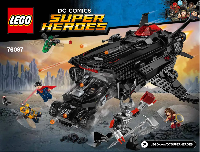 Page 1 de la notice Manuel utilisateur Lego DC Comics Super Heroes 76087
