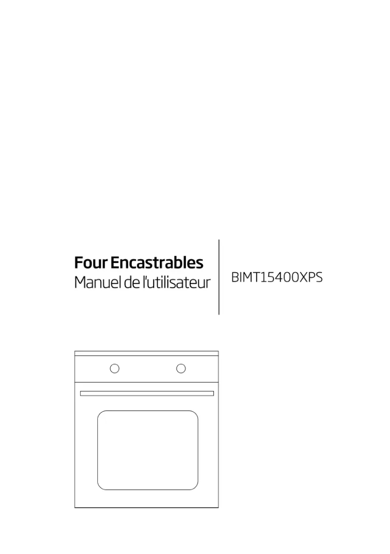 Page 1 de la notice Manuel utilisateur Beko BIMT 15400 XPS