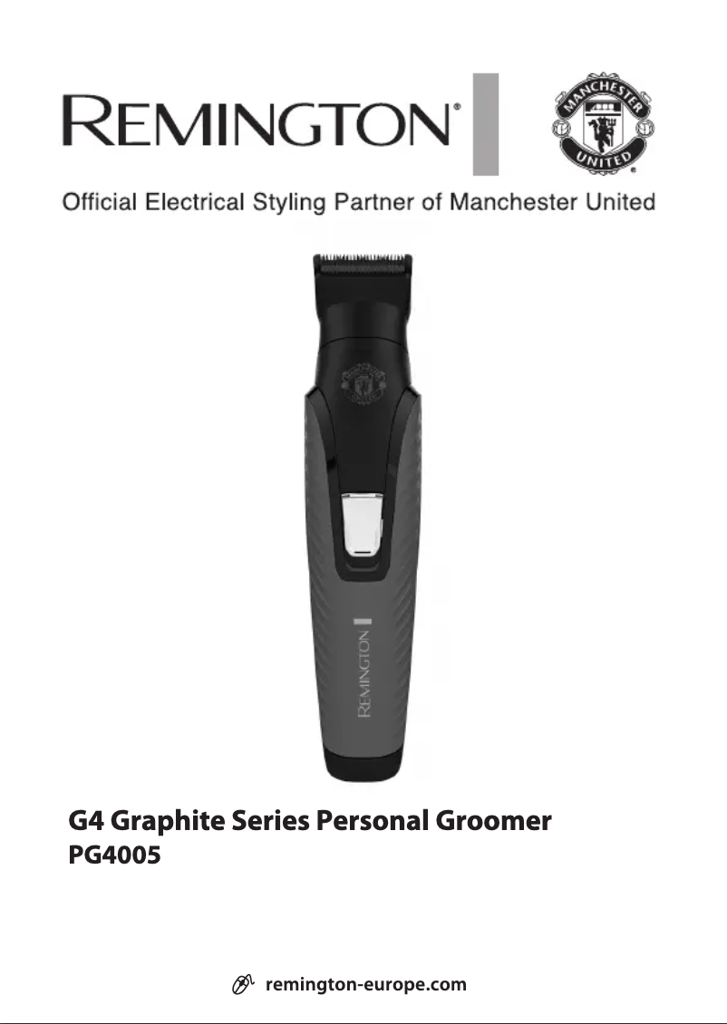 Image de la première page du manuel de l'appareil G4 Graphite PG4005