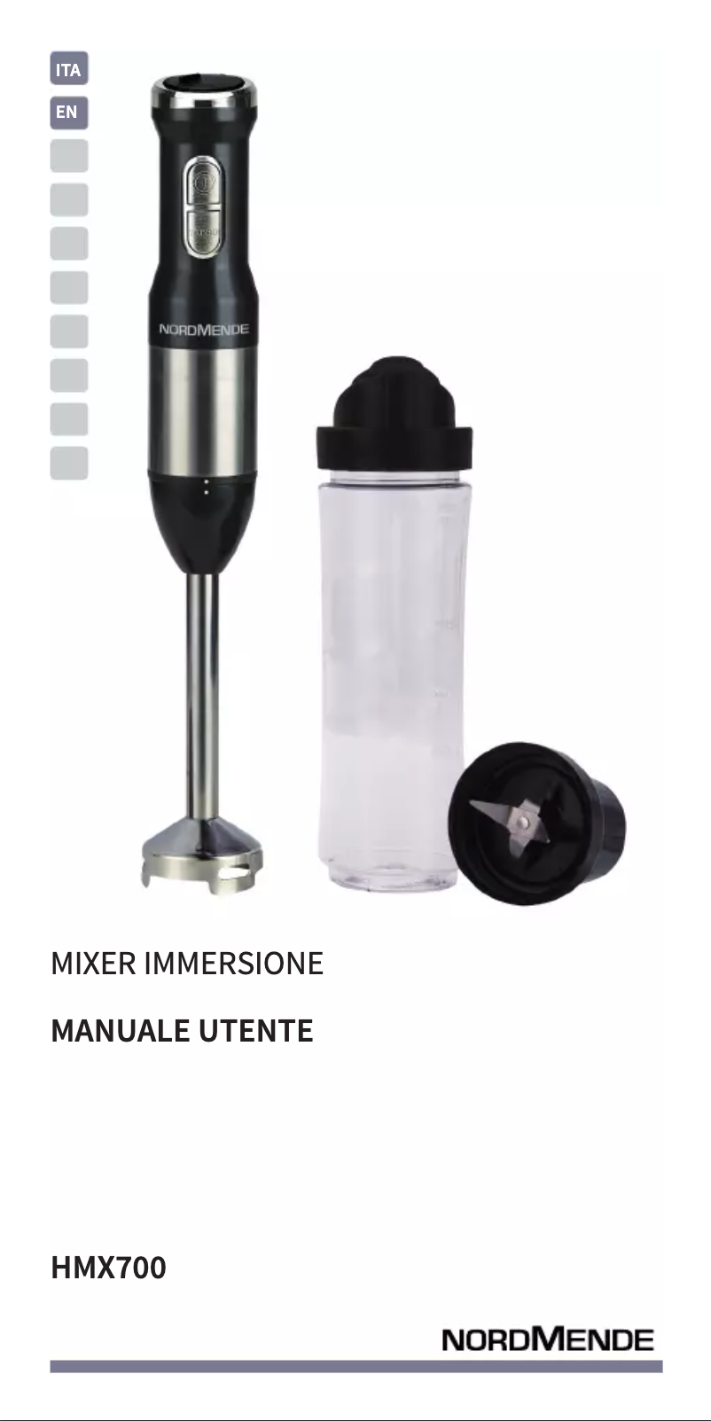 Image de la première page du manuel de l'appareil HMX700