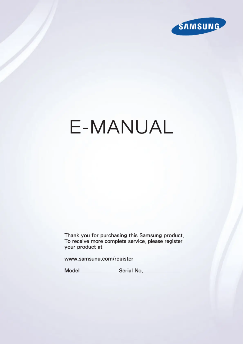 Page n°1 - Manuel utilisateur Samsung UN40JU6500FXZ
