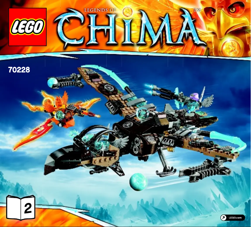 Page 1 de la notice Manuel utilisateur Lego Chima 70228