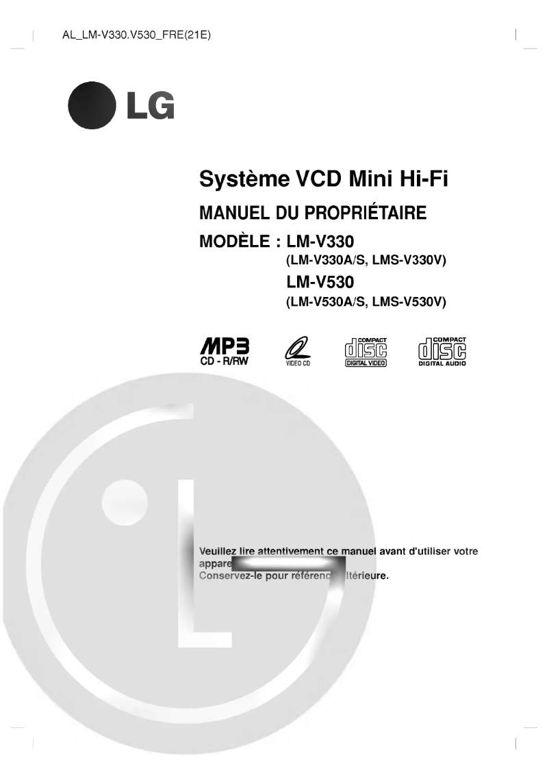 Page n°1 - Manuel utilisateur LG LM-V530A