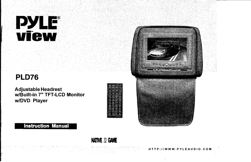 Page 1 de la notice Manuel utilisateur Pyle PLD76