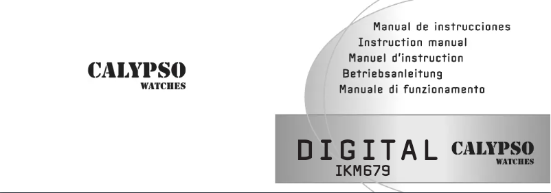Page n°1 - Manuel utilisateur Calypso K5609 Digital