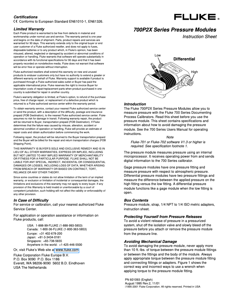 Image de la première page du manuel de l'appareil 700P23