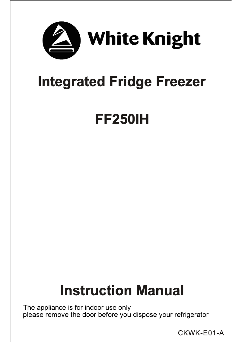 Image de la première page du manuel de l'appareil FF250IH