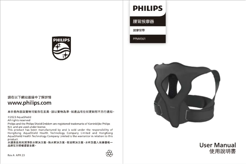 Page n°1 - Manuel utilisateur Philips PPM4561