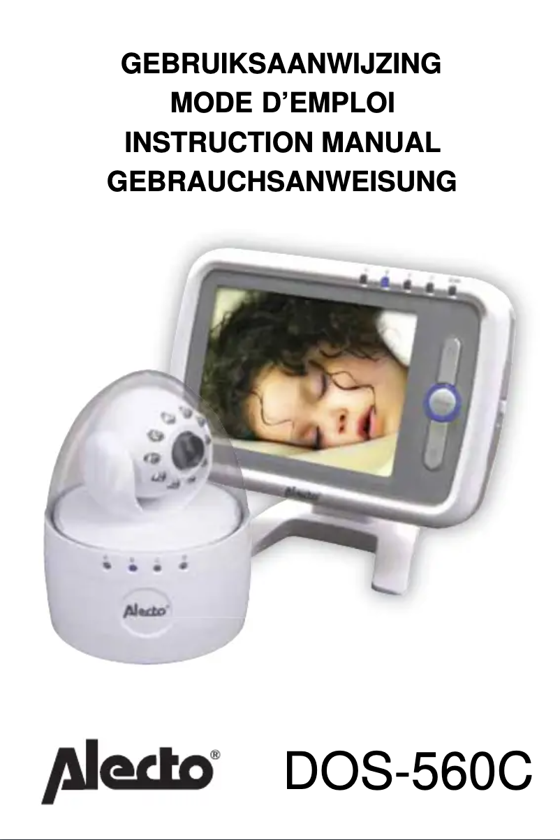 Page 1 de la notice Manuel utilisateur Alecto DOS-560C