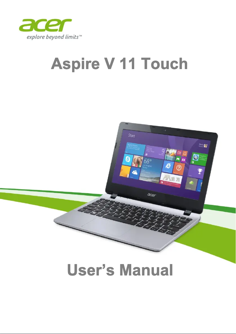 Página 1 del manual Manual de usuario Acer Aspire V3-111P-C6LC