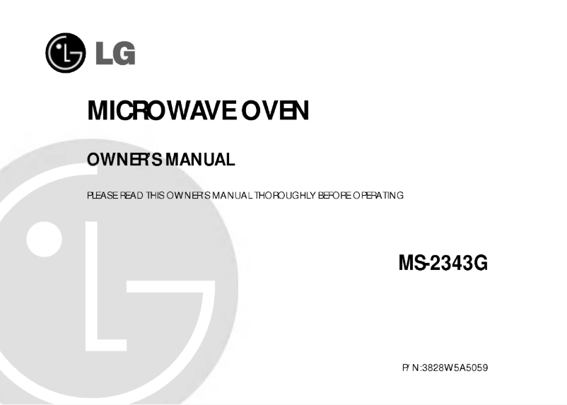 Page n°1 - Manuel utilisateur LG MS-2342G