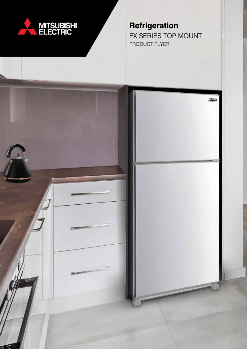 Page 1 de la notice Fiche technique Mitsubishi MR-FX420EP