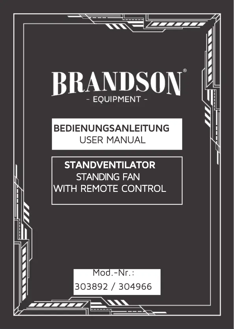 Página 1 del manual Manual de usuario Brandson 303892