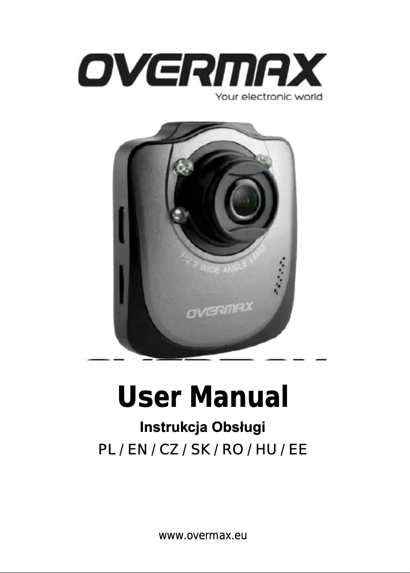 Imagen de la primera página del manual del dispositivo CamRoad 2.2