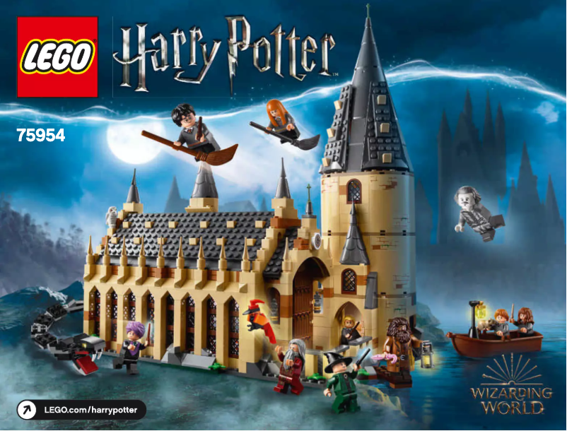 Page 1 de la notice Manuel utilisateur Lego Harry Potter 75954