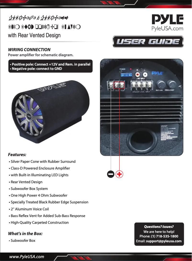 Image de la première page du manuel de l'appareil PLTAB122