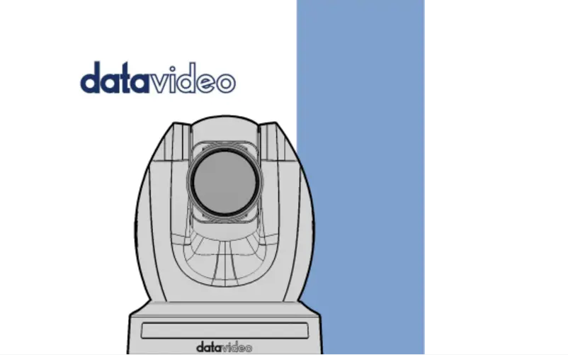 Page n°1 - Manuel utilisateur DataVideo PTC-145T