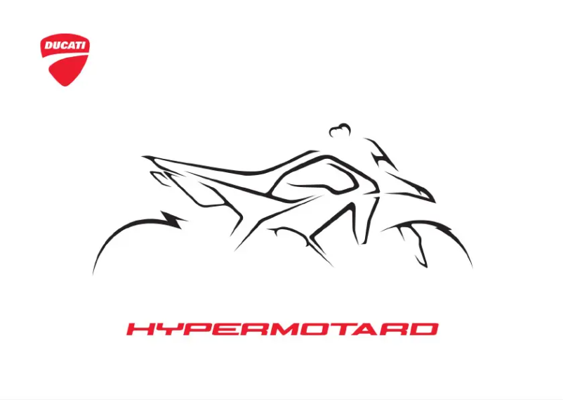 Image de la première page du manuel de l'appareil Hypermotard 950 RVE (2022)