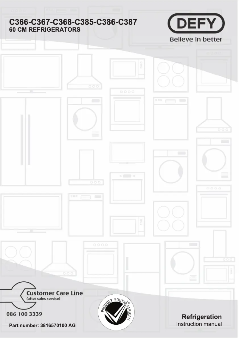 Page n°1 - Manuel utilisateur Defy DAC629