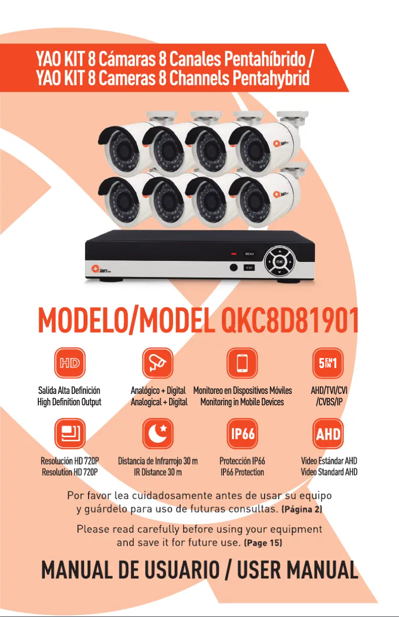 Page 1 de la notice Manuel utilisateur Qian QKC8D81901