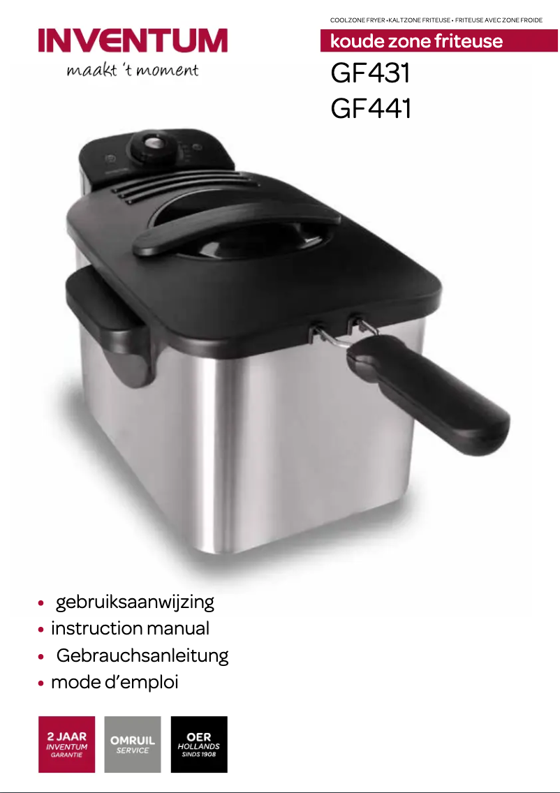 Página 1 del manual Manual de usuario Inventum GF441