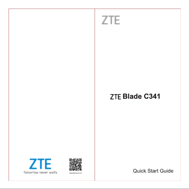 Page n°1 - Manuel utilisateur ZTE Blade C341
