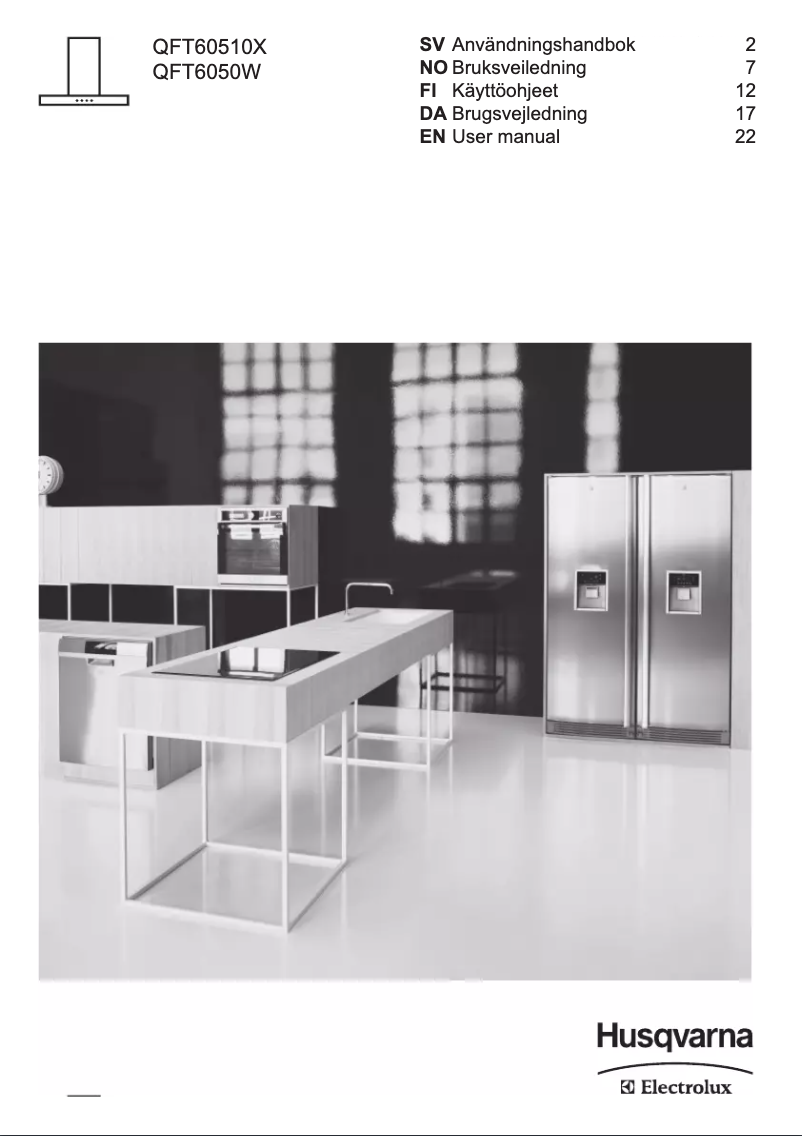 Page n°1 - Manuel utilisateur Husqvarna-Electrolux QFT60510W