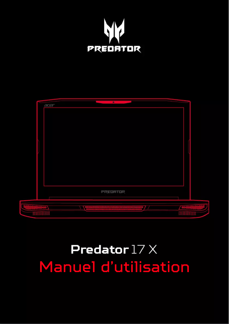 Image de la première page du manuel de l'appareil Predator 17 X