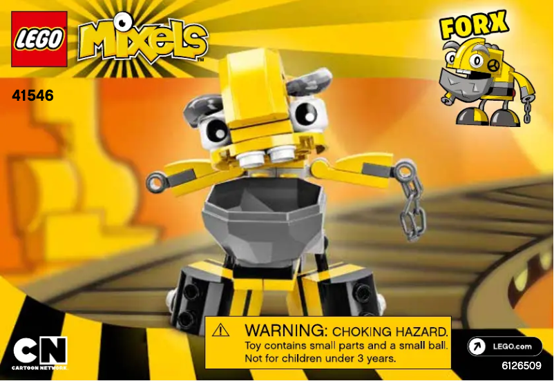 Page 1 de la notice Manuel utilisateur Lego Mixels 41546