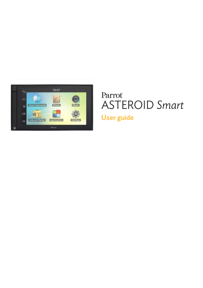 Page 1 de la notice Manuel utilisateur Parrot Asteroid Smart