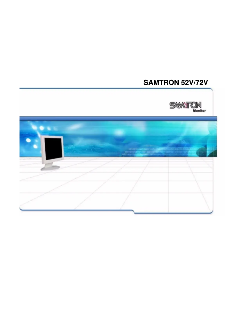 Page 1 de la notice Manuel utilisateur Samsung 72V