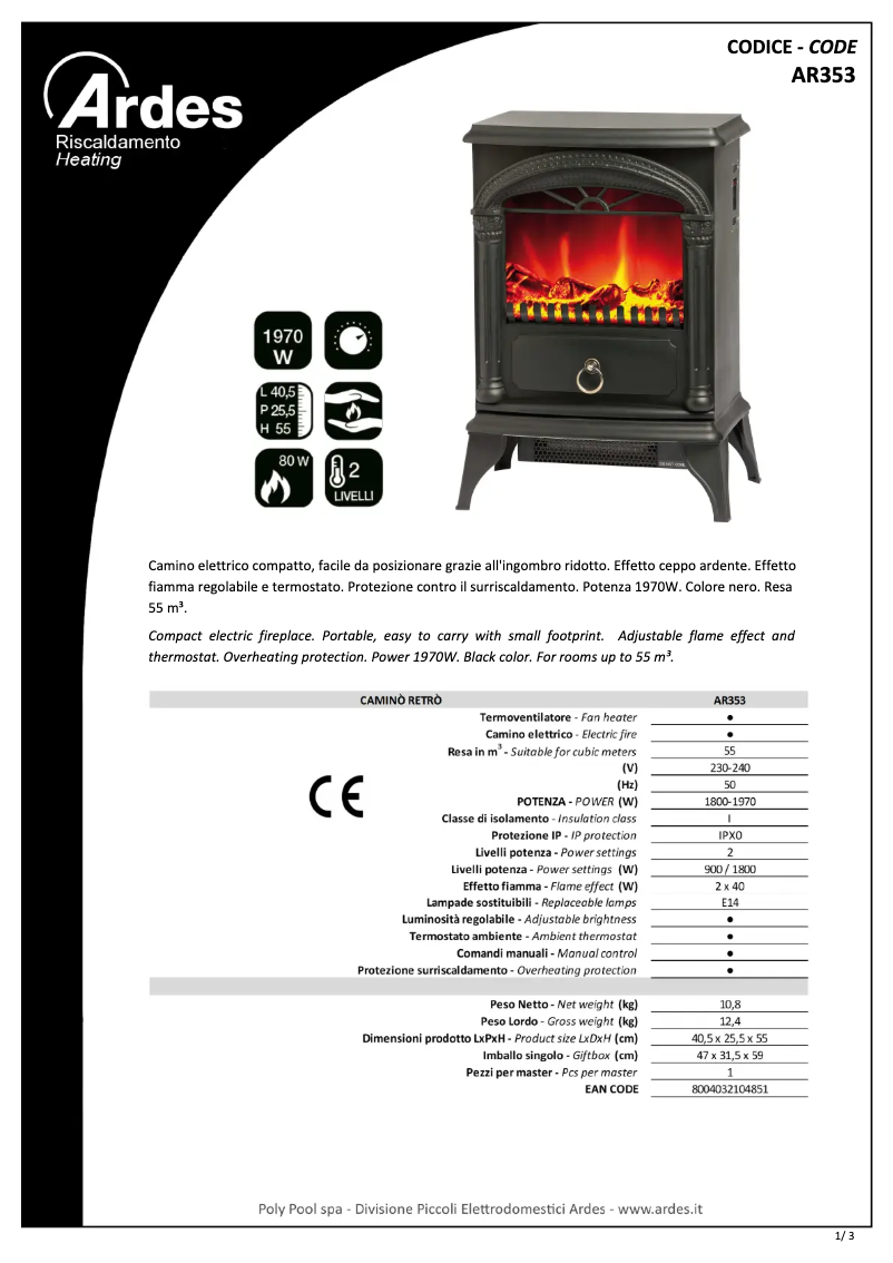 First page image of the manual for AR353