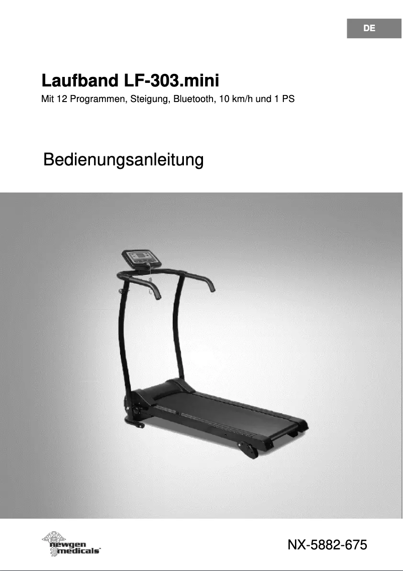 Página 1 del manual Manual de usuario Newgen Medicals LF-303.mini