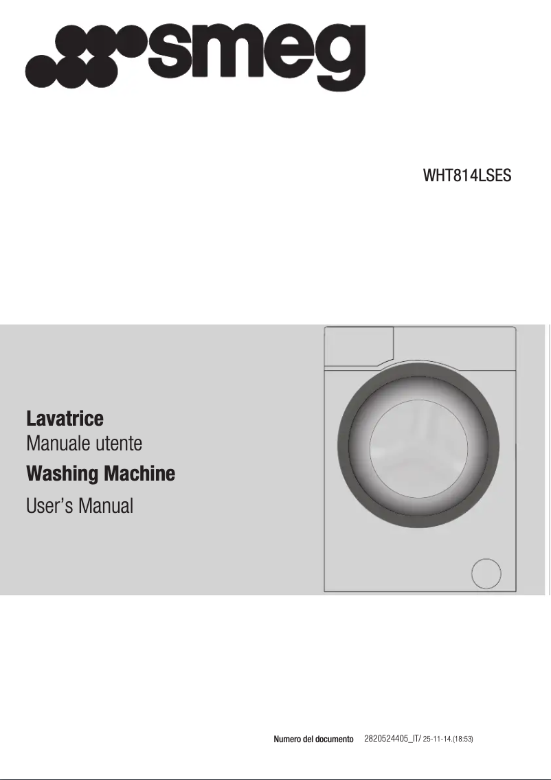 Página 1 del manual Manual de usuario Smeg WHT814LSES